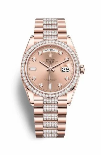 Rolex Day-Date 36 Everose Gold / Diamond / Rose-Diamond / President-Diamond 128345RBR-0020 (M128345RBR-0020)